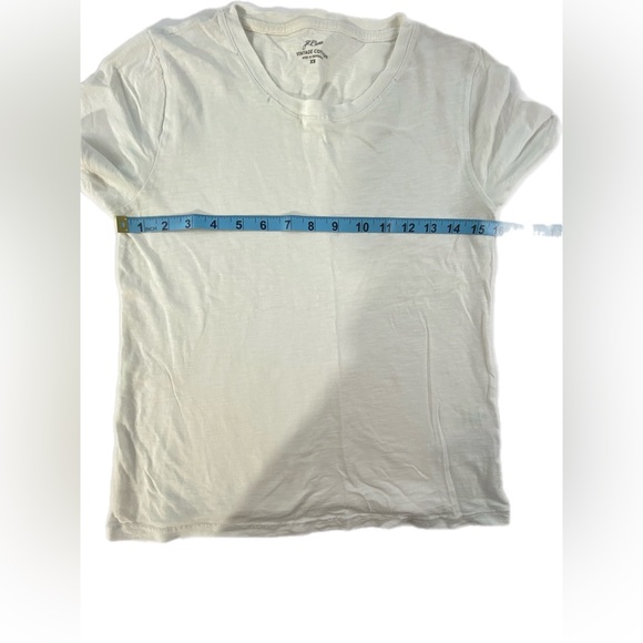 J Crew Vintage Collection V Neck white T shirt XS - Picture 3 of 9